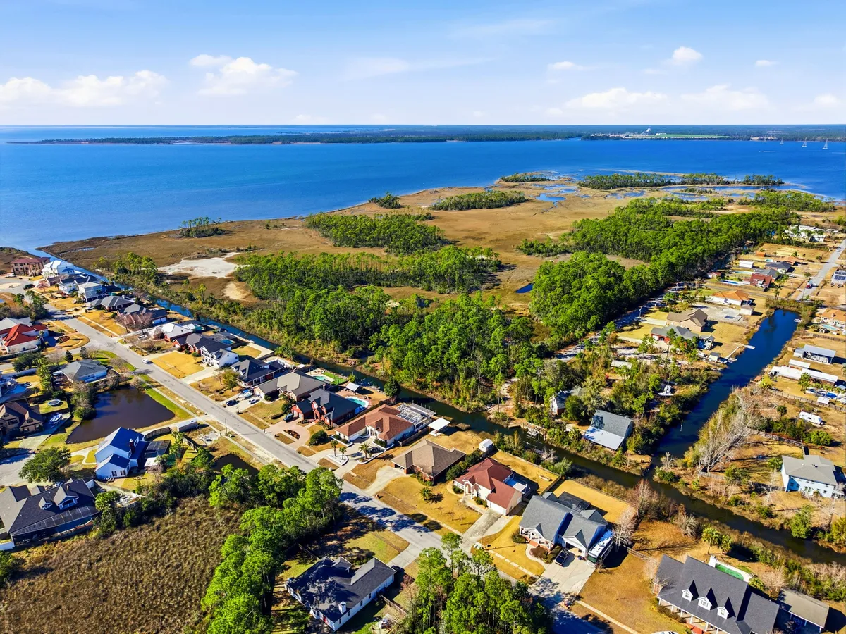 Aerial view of Goose Bayou