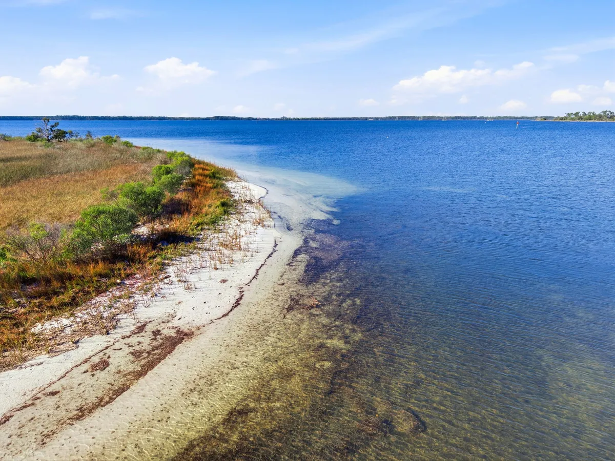 Aerial view of Goose Bayou